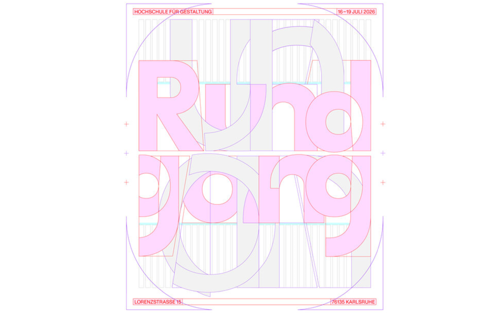 Poster HfG Rundgang, 16. -19.Juli 2026